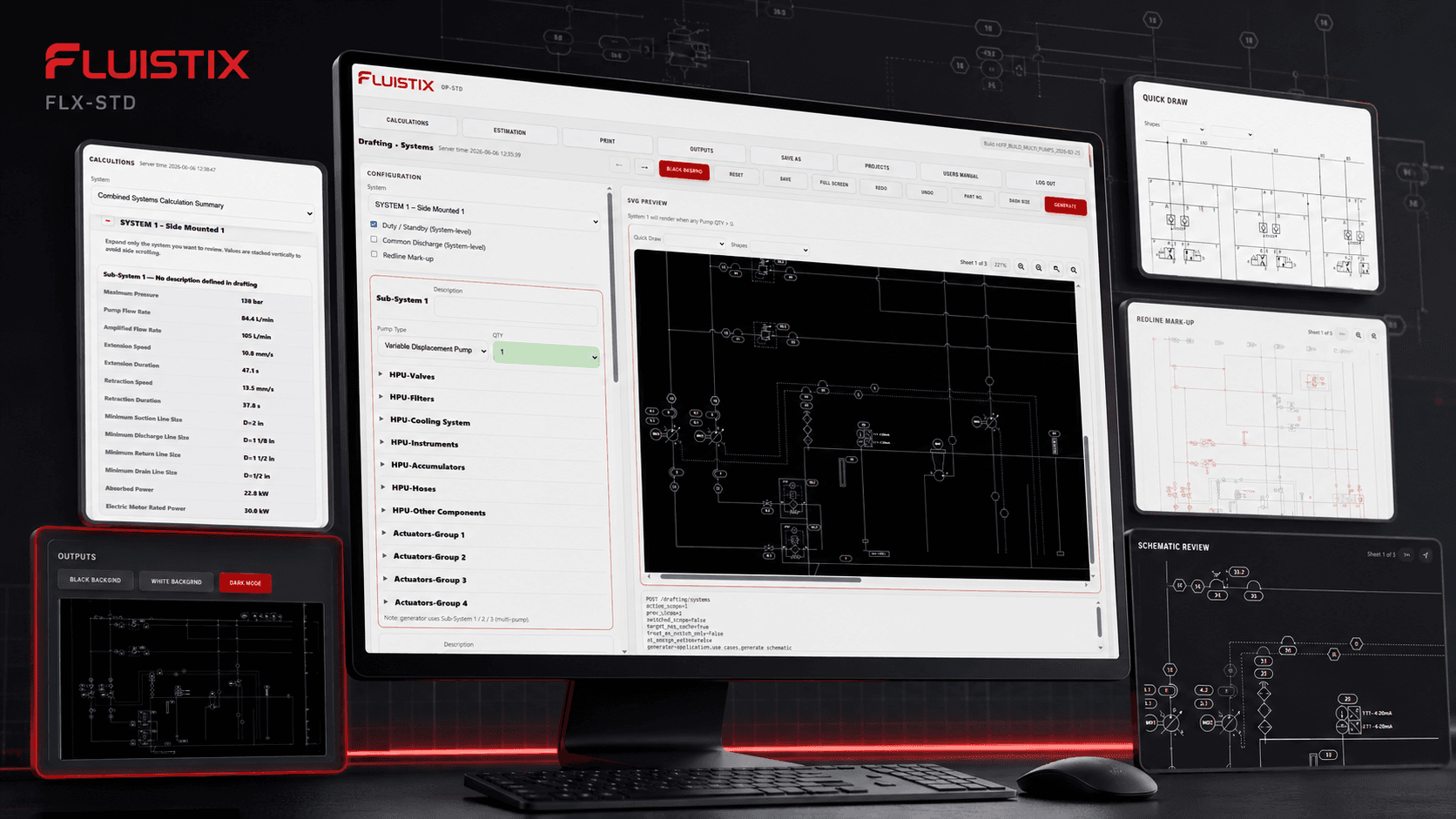 FLUISTIX FLX-STD engineering software hero visual