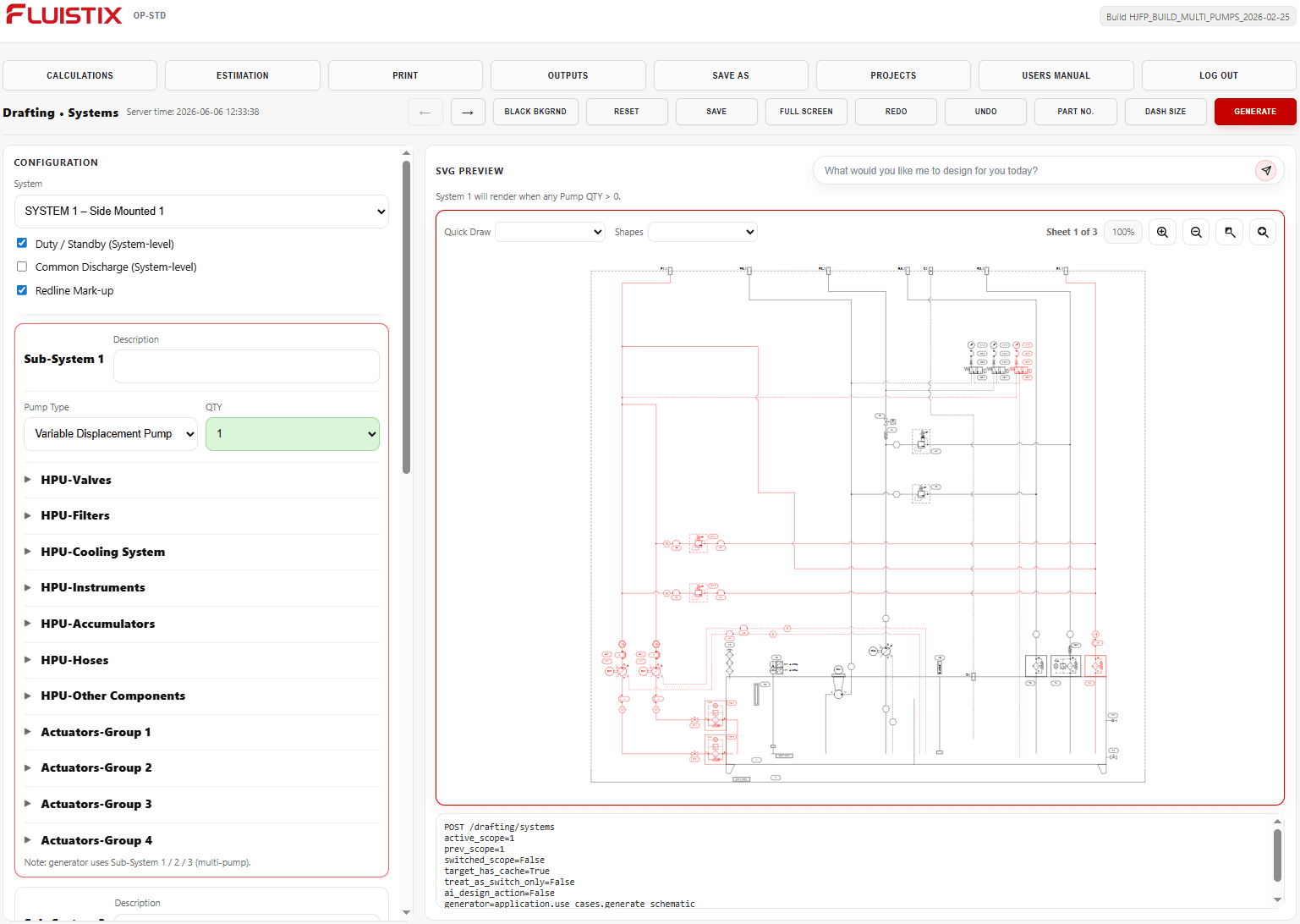 Outputs / DXF screenshot